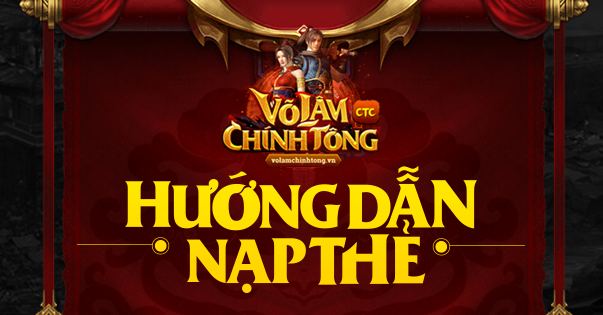 HƯỚNG DẪN NẠP THẺ