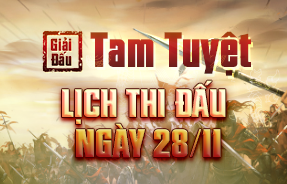 LỊCH THI ĐẤU NGÀY 28/11